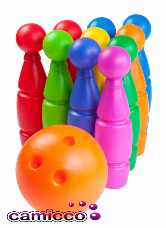 Kręgle bowling dla dzieci PRODUKT POLSKI gra MAXI duża paczka